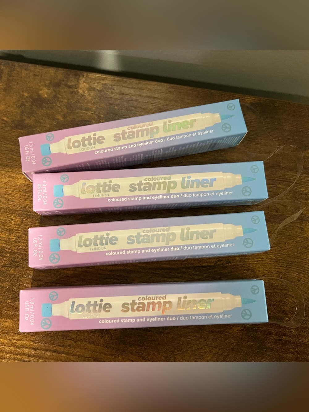 4 Lottie Coloured Stamp Liner - Pastel Blue